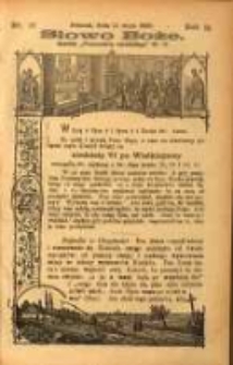 Słowo Boże: dodatek do Przewodnika Katolickiego R.2. 1899 Nr.19