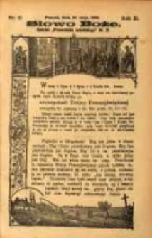 Słowo Boże: dodatek do Przewodnika Katolickiego R.2. 1899 Nr.21