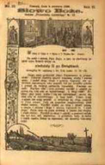 Słowo Boże: dodatek do Przewodnika Katolickiego R.2. 1899 Nr.22