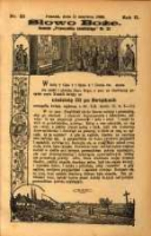 Słowo Boże: dodatek do Przewodnika Katolickiego R.2. 1899 Nr.23