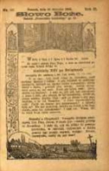 Słowo Boże: dodatek do Przewodnika Katolickiego R.2. 1899 Nr.33