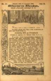 Słowo Boże: dodatek do Przewodnika Katolickiego R.2. 1899 Nr.39