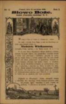 Słowo Boże: dodatek do Przewodnika Katolickiego R.1. 1898 Nr.2