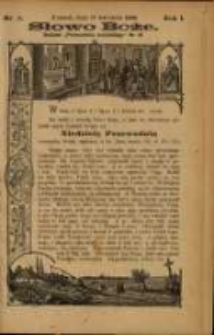 Słowo Boże: dodatek do Przewodnika Katolickiego R.1. 1898 Nr.3
