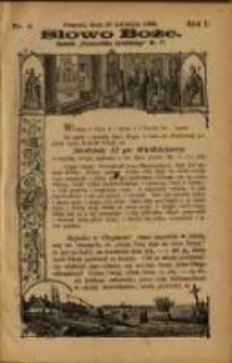 Słowo Boże: dodatek do Przewodnika Katolickiego R.1. 1898 Nr.4