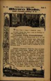 Słowo Boże: dodatek do Przewodnika Katolickiego R.1. 1898 Nr.10