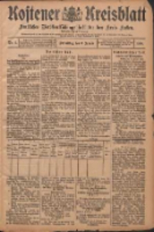 Kostener Kreisblatt: amtliches Veröffentlichungsblatt für den Kreis Kosten 1908.01.09 Jg.43 Nr4