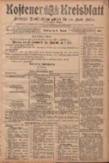 Kostener Kreisblatt: amtliches Ver&ouml;ffentlichungsblatt f&uuml;r den Kreis Kosten 1908.01.14 Jg.43 Nr6