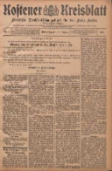 Kostener Kreisblatt: amtliches Veröffentlichungsblatt für den Kreis Kosten 1908.01.16 Jg.43 Nr7