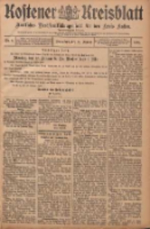 Kostener Kreisblatt: amtliches Ver&ouml;ffentlichungsblatt f&uuml;r den Kreis Kosten 1908.01.18 Jg.43 Nr8