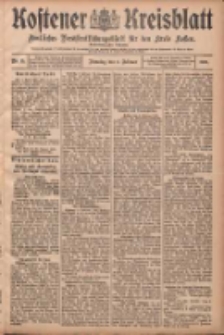 Kostener Kreisblatt: amtliches Ver&ouml;ffentlichungsblatt f&uuml;r den Kreis Kosten 1908.02.04 Jg.43 Nr15