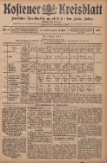 Kostener Kreisblatt: amtliches Ver&ouml;ffentlichungsblatt f&uuml;r den Kreis Kosten 1908.02.08 Jg.43 Nr17