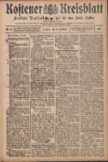 Kostener Kreisblatt: amtliches Ver&ouml;ffentlichungsblatt f&uuml;r den Kreis Kosten 1908.02.25 Jg.43 Nr24