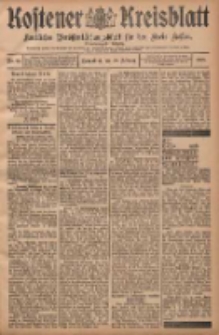 Kostener Kreisblatt: amtliches Veröffentlichungsblatt für den Kreis Kosten 1908.02.29 Jg.43 Nr26