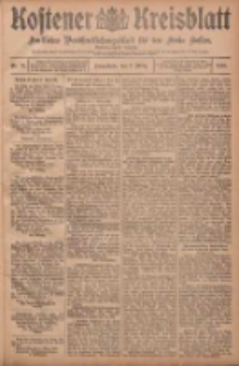 Kostener Kreisblatt: amtliches Ver&ouml;ffentlichungsblatt f&uuml;r den Kreis Kosten 1908.03.07 Jg.43 Nr29