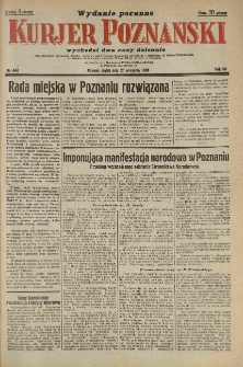 Kurier Poznański 1935.09.27 R.30 nr 444