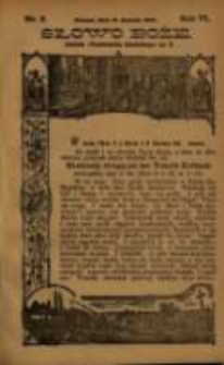 Słowo Boże: dodatek do Przewodnika Katolickiego R.6. 1903 Nr.3