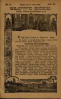 Słowo Boże: dodatek do Przewodnika Katolickiego R.6. 1903 Nr.6