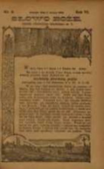 Słowo Boże: dodatek do Przewodnika Katolickiego R.6. 1903 Nr.9
