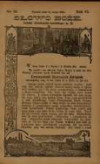 Słowo Boże: dodatek do Przewodnika Katolickiego R.6. 1903 Nr.22