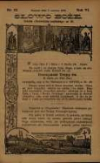 Słowo Boże: dodatek do Przewodnika Katolickiego R.6. 1903 Nr.23