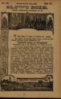 Słowo Boże: dodatek do Przewodnika Katolickiego R.6. 1903 Nr.30