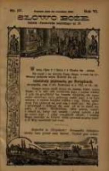 Słowo Boże: dodatek do Przewodnika Katolickiego R.6. 1903 Nr.37