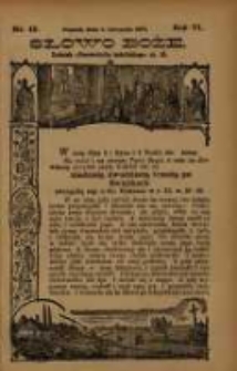 Słowo Boże: dodatek do Przewodnika Katolickiego R.6. 1903 Nr.45