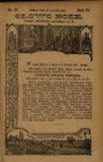 Słowo Boże: dodatek do Przewodnika Katolickiego R.6. 1903 Nr.51