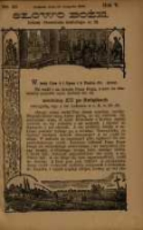 Słowo Boże: dodatek do Przewodnika Katolickiego R.5. 1902 Nr.32