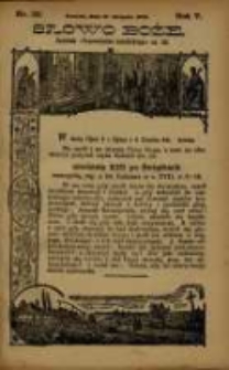 Słowo Boże: dodatek do Przewodnika Katolickiego R.5. 1902 Nr.33