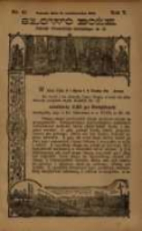 Słowo Boże: dodatek do Przewodnika Katolickiego R.5. 1902 Nr.41