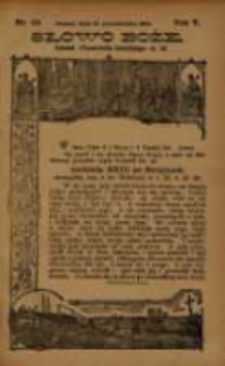 Słowo Boże: dodatek do Przewodnika Katolickiego R.5. 1902 Nr.43