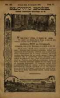 Słowo Boże: dodatek do Przewodnika Katolickiego R.5. 1902 Nr.46