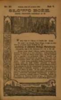 Słowo Boże: dodatek do Przewodnika Katolickiego R.5. 1902 Nr.52