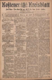 Kostener Kreisblatt: amtliches Ver&ouml;ffentlichungsblatt f&uuml;r den Kreis Kosten 1908.04.02 Jg.43 Nr40