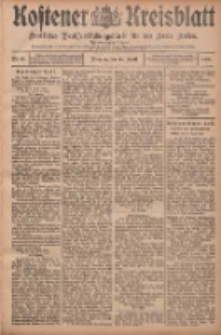 Kostener Kreisblatt: amtliches Ver&ouml;ffentlichungsblatt f&uuml;r den Kreis Kosten 1908.04.14 Jg.43 Nr45