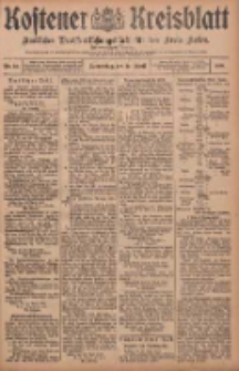 Kostener Kreisblatt: amtliches Ver&ouml;ffentlichungsblatt f&uuml;r den Kreis Kosten 1908.04.30 Jg.43 Nr52