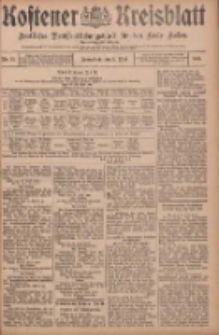Kostener Kreisblatt: amtliches Ver&ouml;ffentlichungsblatt f&uuml;r den Kreis Kosten 1908.05.02 Jg.43 Nr53