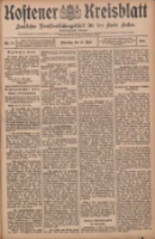 Kostener Kreisblatt: amtliches Ver&ouml;ffentlichungsblatt f&uuml;r den Kreis Kosten 1908.05.12 Jg.43 Nr57