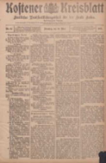 Kostener Kreisblatt: amtliches Veröffentlichungsblatt für den Kreis Kosten 1908.05.26 Jg.43 Nr63
