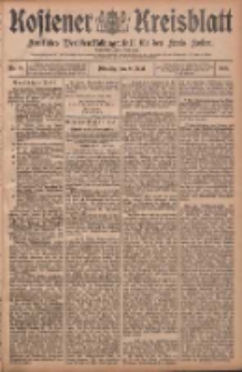 Kostener Kreisblatt: amtliches Veröffentlichungsblatt für den Kreis Kosten 1908.06.09 Jg.43 Nr69