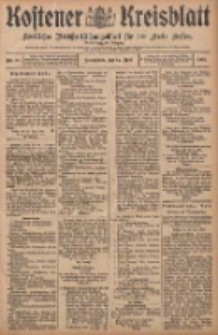 Kostener Kreisblatt: amtliches Ver&ouml;ffentlichungsblatt f&uuml;r den Kreis Kosten 1908.06.13 Jg.43 Nr71