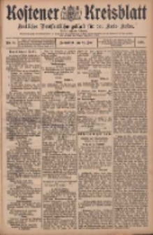 Kostener Kreisblatt: amtliches Veröffentlichungsblatt für den Kreis Kosten 1908.06.20 Jg.43 Nr74