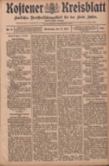 Kostener Kreisblatt: amtliches Ver&ouml;ffentlichungsblatt f&uuml;r den Kreis Kosten 1908.06.25 Jg.43 Nr76