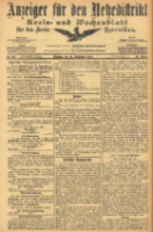Anzeiger f&uuml;r den Netzedistrikt Kreis- und Wochenblatt f&uuml;r den Kreis Czarnikau 1905.09.12 Jg.53 Nr107