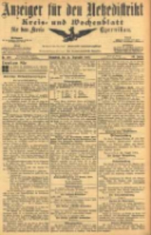 Anzeiger f&uuml;r den Netzedistrikt Kreis- und Wochenblatt f&uuml;r den Kreis Czarnikau 1905.09.16 Jg.53 Nr109