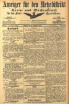 Anzeiger für den Netzedistrikt Kreis- und Wochenblatt für den Kreis Czarnikau 1905.09.26 Jg.53 Nr113