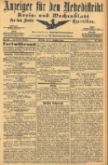 Anzeiger f&uuml;r den Netzedistrikt Kreis- und Wochenblatt f&uuml;r den Kreis Czarnikau 1905.10.03 Jg.53 Nr116