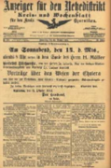 Anzeiger für den Netzedistrikt Kreis- und Wochenblatt für den Kreis Czarnikau 1905.10.12 Jg.53 Nr119